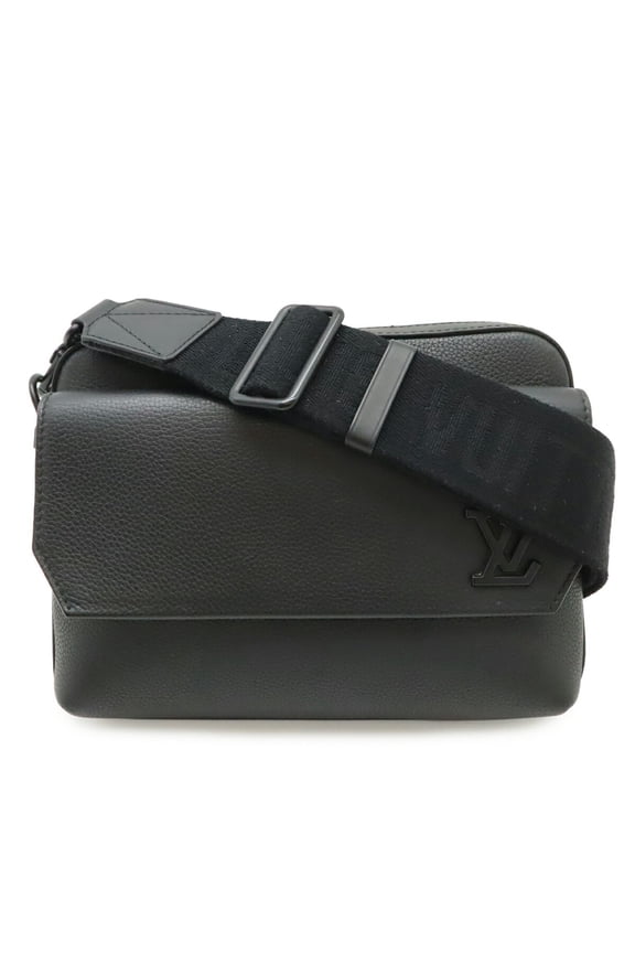 Pre-Owned LOUIS VUITTON LV Aerogram Fastline Shoulder Bag, Noir Black, M22482