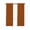 Burnt Orange, variant on Burnt Orange Blackout Curtains 39 Inches Length, Fall Autumn Thanksgiving Farmhouse Solid Color Window Treatment Thermal Insulated Drapes for Bedroom Living Room 2 Panels 55x39 Inches