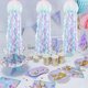 thumbnail image 5 of Lantern Ornament Creative Shape Eye-Catching Attractive Mermaid Hanging Jellyfish Paper Lantern for Home, 5 of 5