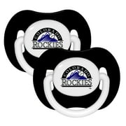 Angle View: MLB Colorado Rockies 2-Pack Pacifiers
