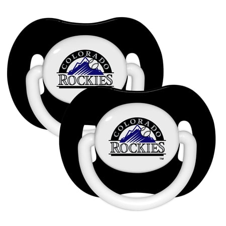 Colorado Rockies Infant 2-Pack Pacifiers - Black - No Size