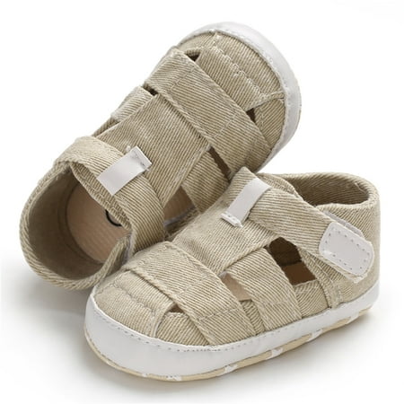 

Hunpta Kids Sandals Newborn Baby Fashion Summer Soft Crib Shoes First Walker Anti-Slip Sandals