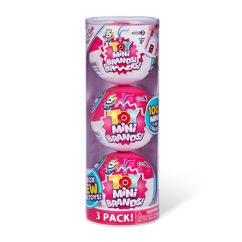 ZURU 5 Surprise - Toy Mini Brands-Series 2 (3pk) - Walmart.com
