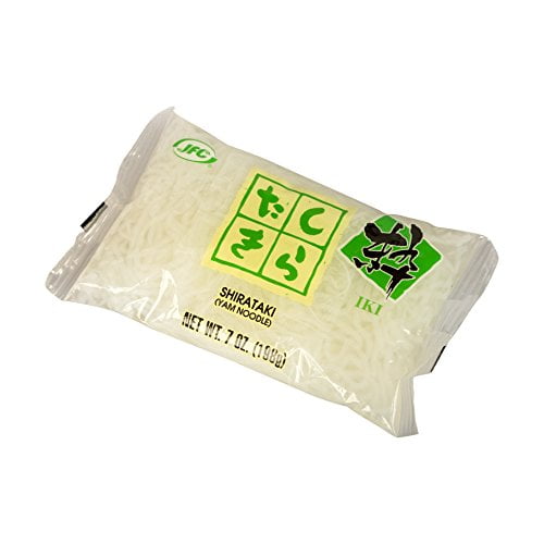 JFC White Shirataki Noodles | 7.0 oz or 198g | (Pack of 2) | Only 5 g of Carb. per pack