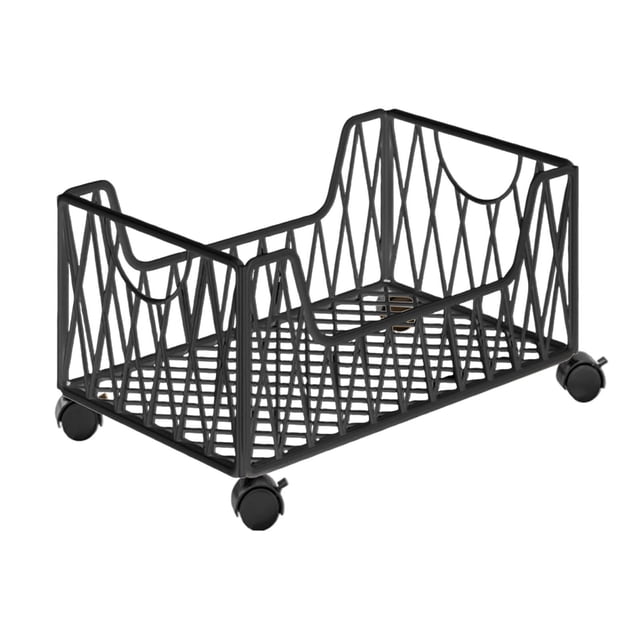 yuksok Rolling Utility Cart Practical File Organizer for Dorm Classroom Living Room L