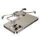 thumbnail image 1 of Ruifaya Fundas para móviles de metal sin bordes con soporte giratorio de 360 grados, 1 of 7