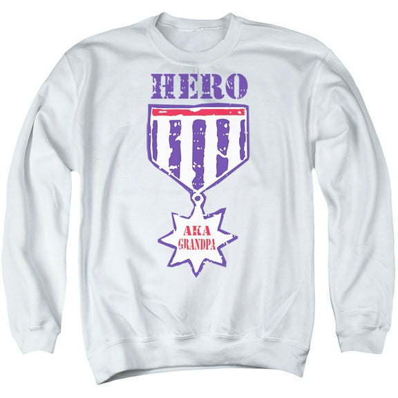 - Hero Aka Grandpa - Crewneck Sweatshirt - X-Large