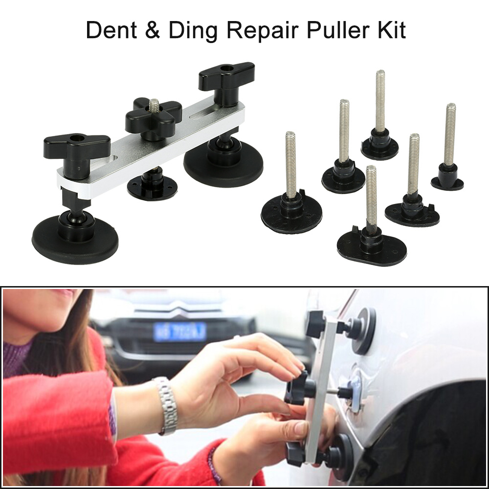 Car Body Repair Kit Auto Paintless Dent Ding Hail Removal Tool Puller