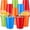 Vivid, variant on 48 Pcs 12 oz Disposable Plastic Party Cups, Rainbow Color Drinking Cups, Durable & Lightweight Reusable for Parties, Holidays, Events & Home Use (Pastel)