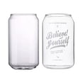 thumbnail image 2 of 12 oz Can Shaped Glass Cups, Beer Can Glasses, Aesthetic Soda Can Cup Clear Glass Tumbler Beer Glasses, Tall Cocktail Drinkware Cute Cups, Cool Drinking Glasses for Kitchen, Modern Glassware, 2 of 8