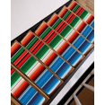 thumbnail image 7 of Stair Treads for Wooden Steps,Mexican Serape Peel and Stick Stair Treads with Adhesive,Colorful Stripes Vertical Lines Abstract Non Slip Indoor Stairs Runner Rugs Mats for Elders Dogs 8"x30" 10PCS, 7 of 7