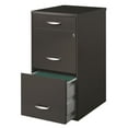2 Piece File in Charcoal and Adjustable File Caddy in Black