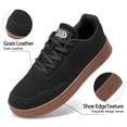 thumbnail image 2 of Ecetana Sneakers for Women Suede Low-Top Shoes Casual Lace-Up Walking Shoes with Non-Slip, 2 of 7