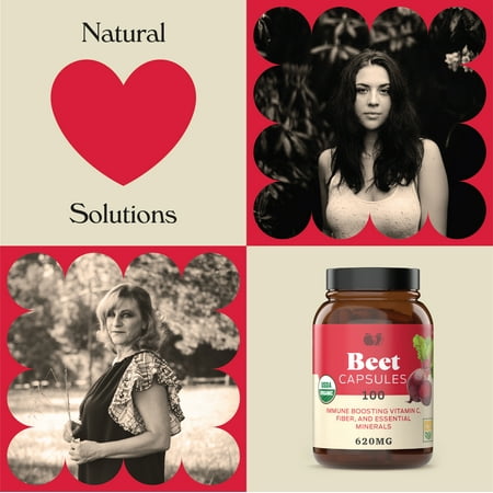 Organic Beet Root Capsules - Beet Root Capsules Made in the USA, Naturally Boost Energy, Stamina, & Nitric Oxide with a Pure Organic Beet Root Supplement