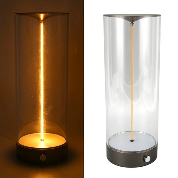 Luz De Noche Junto A La Cama, Lámparas De Mesa LED Regulables Con Control Táctil, Luces De Mesita De Noche Minimalistas Con Carga USB Portátil, Luz De