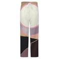 thumbnail image 5 of Abstract Floral Art Print Winter Female Pants Flannel High Waist Women Pants Lady Warm Straight Leg Plush Trousers, 5 of 7