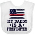 thumbnail image 3 of Inktastic Fireman Daddy is a Firefighter Boys or Girls Baby Bib, 3 of 4