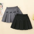 thumbnail image 4 of NinXxx Pleated Bow Detail Skirt Lightweight Underskirt Lined Summer Black 4-5 Years, 4 of 4