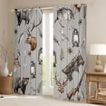 thumbnail image 2 of Castle Fairy Jungle Deer Bear Black Out Curtains,Hunting Curtains Pack of 2 (42x63 Each), 2 of 6