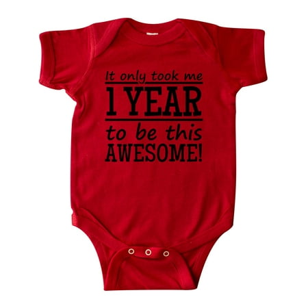 

Inktastic 1 year to be this awesome Gift Baby Boy or Baby Girl Bodysuit