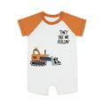 thumbnail image 2 of Petit Lem Baby Boy Romper Set, 3-Piece, Sizes 3M-24M, 2 of 4