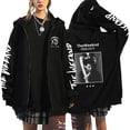 thumbnail image 4 of Sudaderas con cremallera para rapero, chaquetas informales de gran tamaño, sudaderas con capucha de lana fina con estampado gráfico, Tops con cremallera, abrigo de calle de Hip Hop, 4 of 4