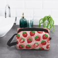 thumbnail image 6 of Honeii Cute Strawberry Print Multi-Purpose Storage Bag,Hanging Dopp Kit,Small Toiletry Bag for Traveling for Toiletries, Makeup, and Small Essentials, 6 of 7