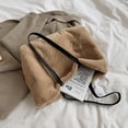 thumbnail image 3 of Bolso De Pana Bolsa de mano con estampado de oso de dibujos animados de pana para mujer de otoño de hombro con asa superior Sywqhk Para Estrenar, 3 of 9