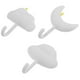 thumbnail image 1 of No-Drill Wall Hooks Easy Removal Reusable Dorm Room Accessories 7.50X6.00X2.50cm 3Pcs, 1 of 5