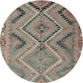 thumbnail image 1 of Ahgly Company Indoor Round Contemporary Dark Almond Brown CON3023X Area Rugs, 5' Round, 1 of 6