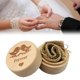 thumbnail image 1 of Joyeros para mujer, joyeros y organizadores. 1 caja de anillo personalizada para boda, San Valentín, joyero de madera. Joyeros., 1 of 5