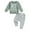 R219-Light Green, variant on Toddler Infant Baby Boy Girl Clothes Long Sleeve Hoodie Tops Sweatsuit Pants Outfit Set,Sizes 0-6 Months