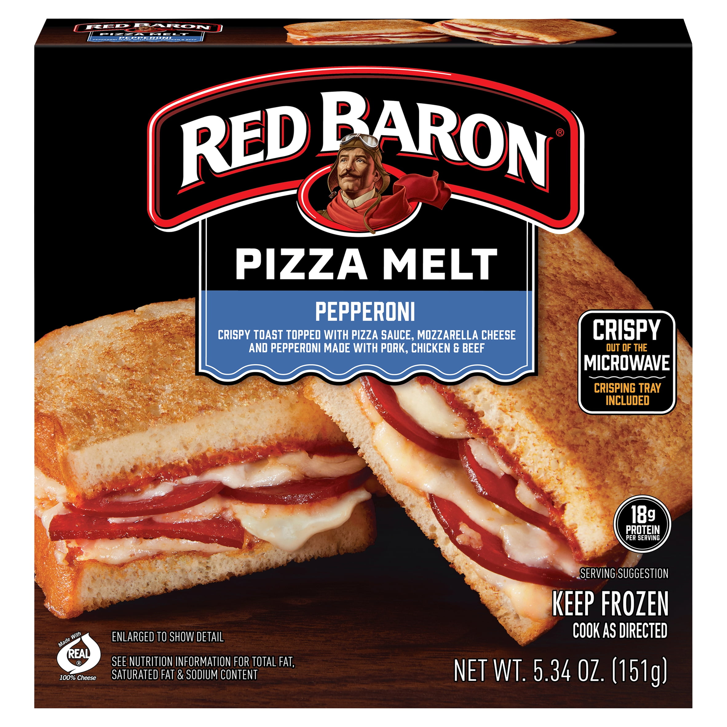 Red Baron Pepperoni Pizza Melt, 5.34 oz
