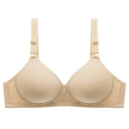 SCSAlgin Women s No Underwire Bra with Adjustable Straps Comfort Push Up Breathable Bralettes Full Coverage Lift Everyday Bra