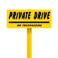 thumbnail image 1 of EverMark Panneau d'Infraction Privé avec Piquet Jaune, 1 of 1