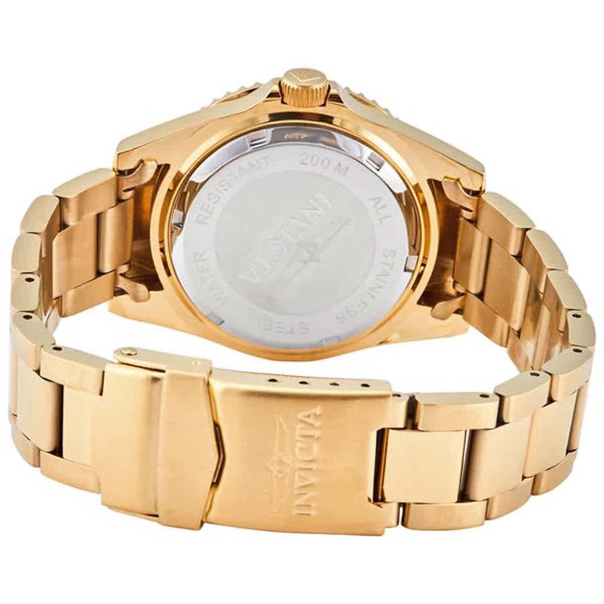 Invicta Pro Diver Quartz Blue Dial Yellow Gold-tone Men's Watch 29940
