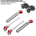 thumbnail image 2 of Tebru Universal Drive Shaft CVD,2pcs Upgrade Universal Drive Shaft CVD 110-155mm for SCX10 CC01 D90 D110 RC Crawler Part,Universal Drive Shaft, 2 of 8