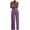 Purple, variant on Womens Casual Solid Color Two Pearl Strap Sweetheart V Neck High Waist Tube Jumpsuit Pants Summer Dressy Rompers, Comfortable, Versatile, Multiple Sizes