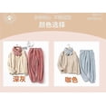 thumbnail image 3 of Ilwhe Women' S Fluffy Pajamas Set Fleece, 3 of 5