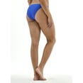 thumbnail image 4 of No Boundaries Mid Waist High Leg Stitched Band Swim Bottoms, Women's, 4 of 5