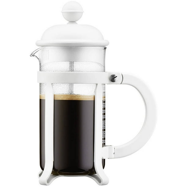Bodum JAVA French Press Coffee Maker, 0.35 L, 12 oz, White Walmart