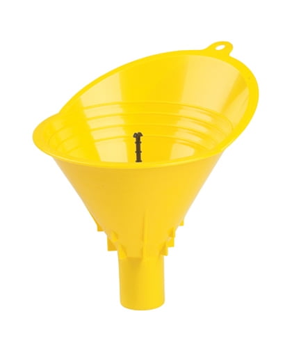 Hopkins FloTool Gas Gauge Task Specific Plastic Funnel Yellow, 10711PDQ3
