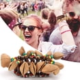thumbnail image 1 of Instrument African Drum Bracelet HandMade Nut Shell Handbell Percussion Musical Instrument Supplies, 1 of 7