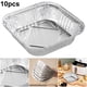 thumbnail image 1 of Caja Papel Aluminio para Barbacoa Freidora Aire Especial para El Plato Papel Aluminio Tazón (10 Unidades) Cuadrado 16*16, 1 of 9