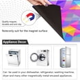 thumbnail image 4 of Yayeee Magnetic Dishwasher Cover for The Front Decoration Home Kitchen Machine Sticker Protector, Vibrant Geometric Pattern, 4 of 6
