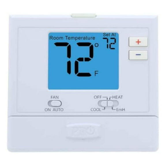 T721 Digital Non-Programmable, Multi-Stage Thermostat w/Heat Pump (2H/1C)