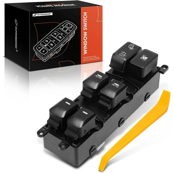 A-Premium - Front Left Driver Side - Master Power Window Switch - Compatible with Kia Forte 2014 2015 2017 2018 - Replace# 93571-A7200