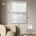 thumbnail image 5 of Golden Tranquility Abstract Duo Set Shadowbox Minimalist Wall Art by Art Remedy, White Frame, 30 x 20, 5 of 6