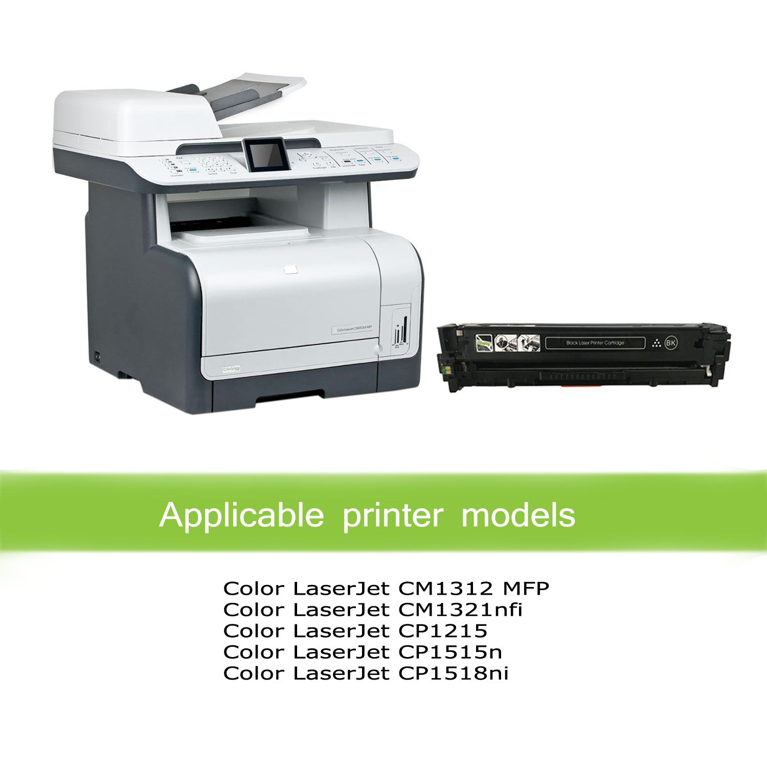 Awesometoner Compatible Toner Cartridge Replacement for HP CB540A (HP 125A)  for HP Color LaserJet CM1312 MFP, CM1321nfi, CP1215, CP1515n, CP1518ni  (Black, 2-Pack) | Walmart Canada