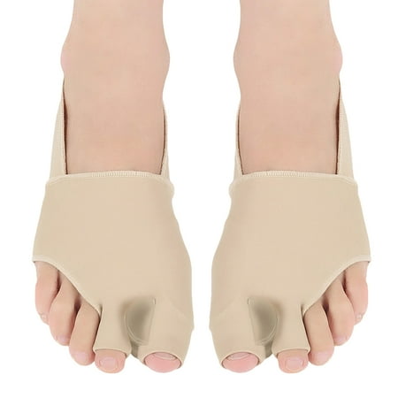 HOMEMAXS 1 Pair Socks Liners Thumb Bunions Protector Ease Foot Pain Gel Hallux Valgus Corrector Big Toe Pedicure Toes